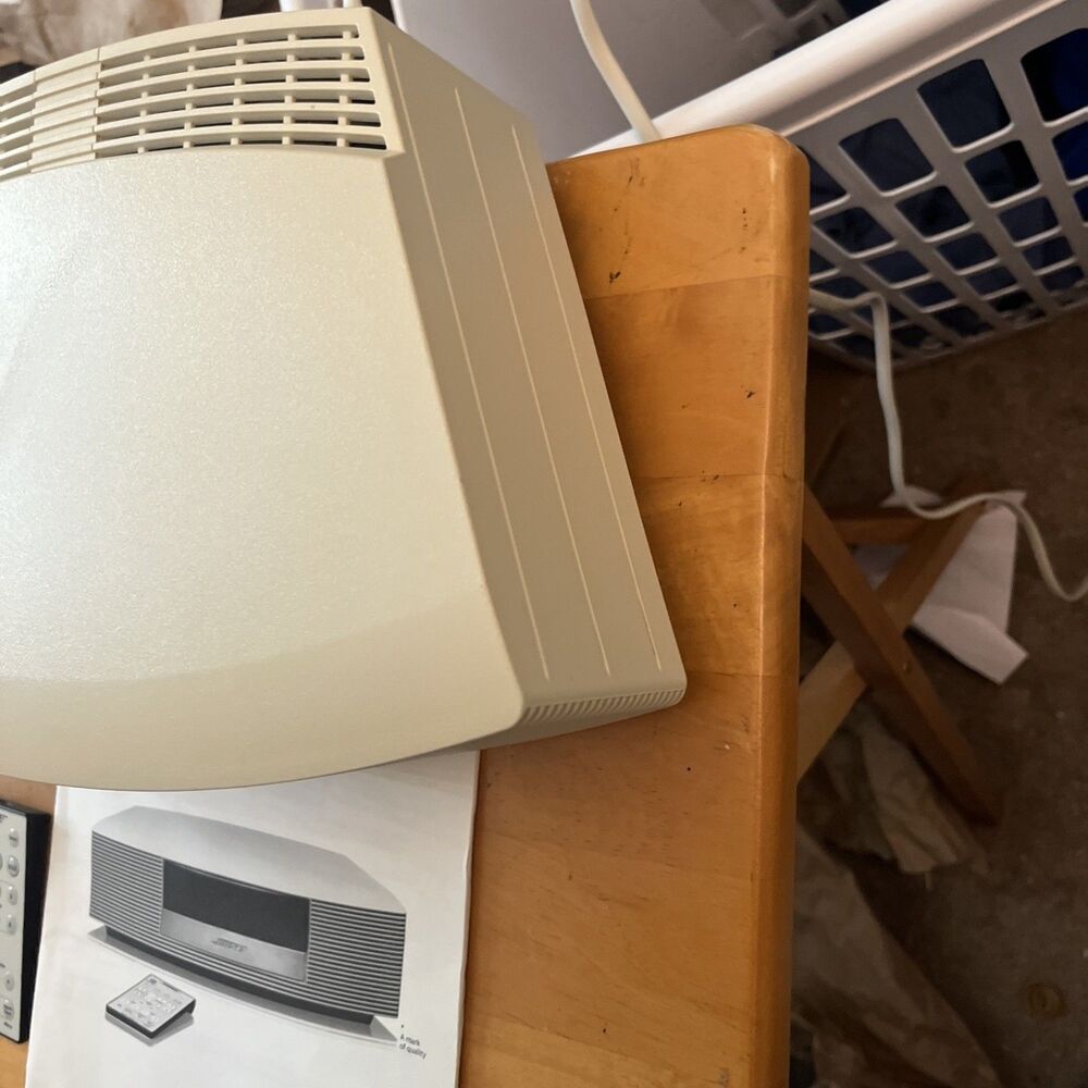 Bose Wave Radio II AM/FM Stereo Off White Clock Radio w Remote Manual Very Clean - Picture 6 of 13